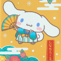 Japan Sanrio Original New Year Money Envelope Pochi Bag - Cinnamoroll : Kimono Gold Plum - 3