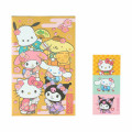 Japan Sanrio Original New Year Money Envelope Pochi Bag - Characters Kimono Gold Plum - 1