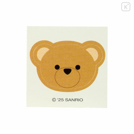 Japan Sanrio Original Fluffy Envelope - Teddy Bear Sitting - 4
