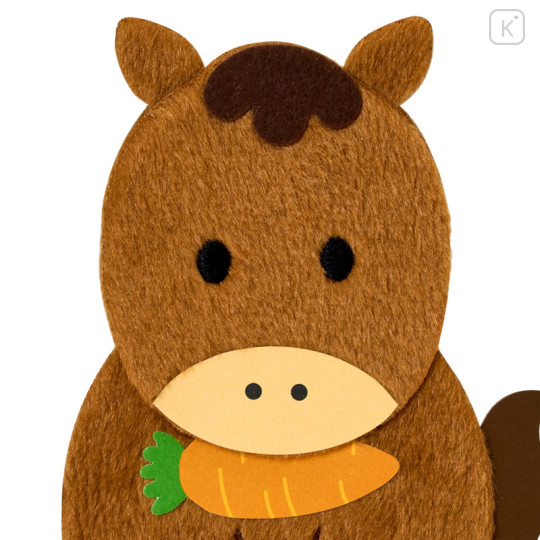 Japan Sanrio Original Fluffy Envelope - Happy New Year 2026 Year Of Horse Sitting - 3