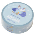 Japan Moomin Masking Tape - Little My : Aurora Foil Blue Green - 1
