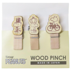 Japan Peanuts Wooden Clothespin Set - Woodstock : Hobby