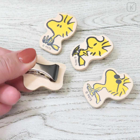 Japan Peanuts Wooden Clothespin Set - Woodstock : Joe Cool - 2