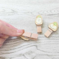 Japan San-X Wooden Clothespin Set - Sumikko Gurashi : Neko & Zassou - 2