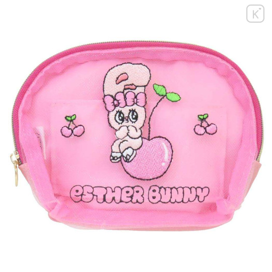 Japan Esther Bunny Mini Pouch & Tissue Case - Pink - 1