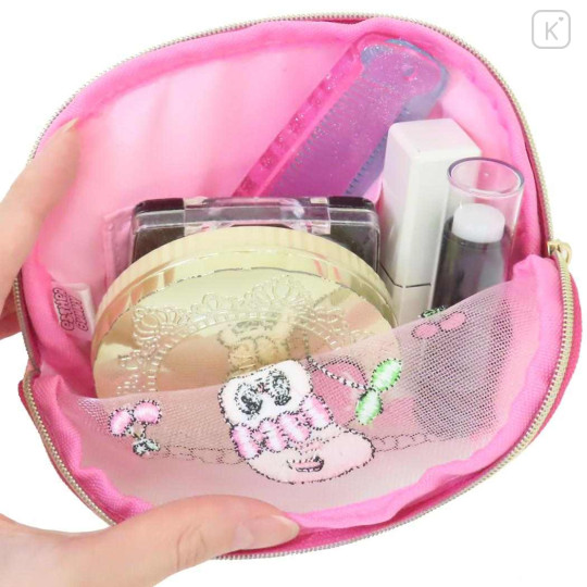 Japan Esther Bunny Mini Pouch & Tissue Case - Pink - 3