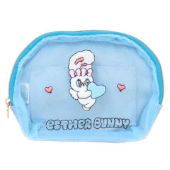 Japan Esther Bunny Mini Pouch & Tissue Case - Blue