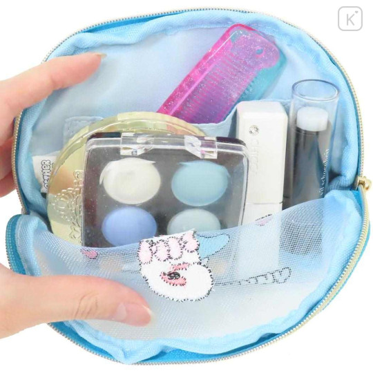 Japan Esther Bunny Mini Pouch & Tissue Case - Blue - 3