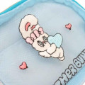 Japan Esther Bunny Mini Pouch & Tissue Case - Blue - 4