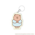 Japan Miffy Charm Tag Keychain - Grunty - 1