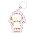 Japan Miffy Charm Tag Keychain - Angel - 1