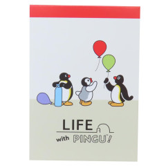 Japan Pingu A6 Notepad - Life with Pingu