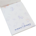Japan Pingu A6 Notepad - Pingu & Pinga Blue White Red - 2
