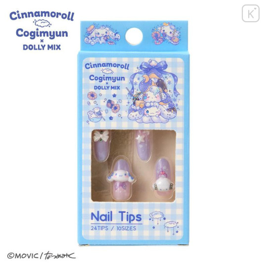 Japan Sanrio Nail Tips - Cinnamoroll & Cogimyun : Dolly Mix - 1