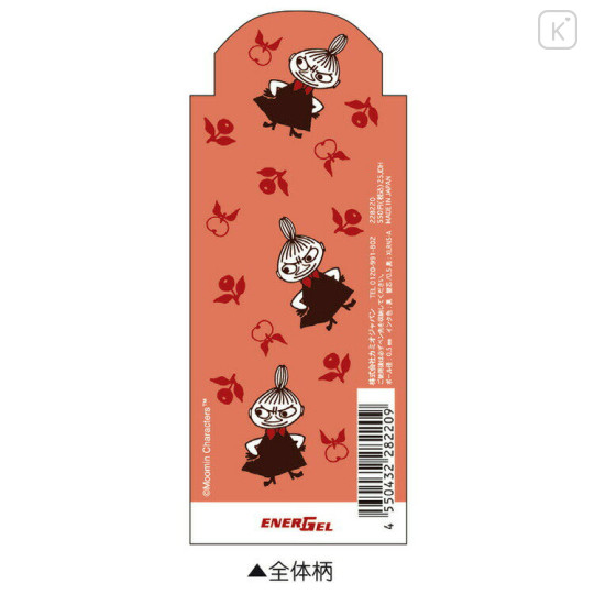 Japan Moomin EnerGel Gel Pen - Little My : As You Like It Flower - 2