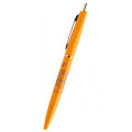Japan Doraemon Clic Gold Ballpoint Pen - Doraemon : Happy Orange - 1