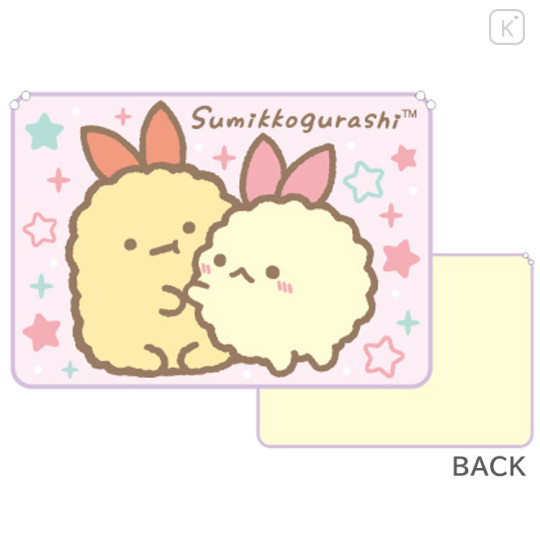 Japan San-X Flannel Lap Blanket - Sumikko Gurashi : Ebiten & Ebifurai no Shippo Fried Shrimp Tail Hug - 2