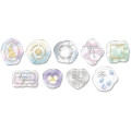 Japan Q-LiA Wax Style Seal Sticker - Rabbit Memory Holographic Silver Gold Foil - 2