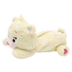 Japan Care Bears Fluffy Plush Pen Case - Sparkle Heart Bear