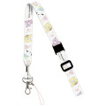 Japan Sanrio Neck Strap - Kuromi & Pochacco & Pompompurin : Sweet Dream Baby White - 1