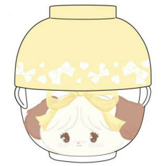 Japan Mikko Illustrations Ceramic Tea Bowl & Melamine Soup Bowl Set - Souffle