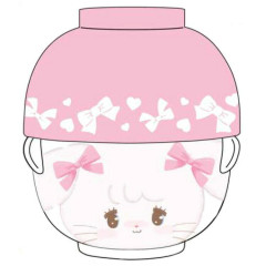 Japan Mikko Illustrations Ceramic Tea Bowl & Melamine Soup Bowl Set - Cammy