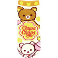 Japan San-X Socks - Korilakkuma & Rilakkuma : Chupa Chups Yellow Pink - 1
