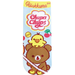 Japan San-X Socks - Chairoikoguma & Kiiroitori : Chupa Chups Cherry Blue