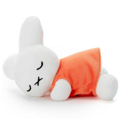 Japan Miffy Sleeping Friend Plush Toy (S) - Miffy : 70th Anniversary Orange Dress