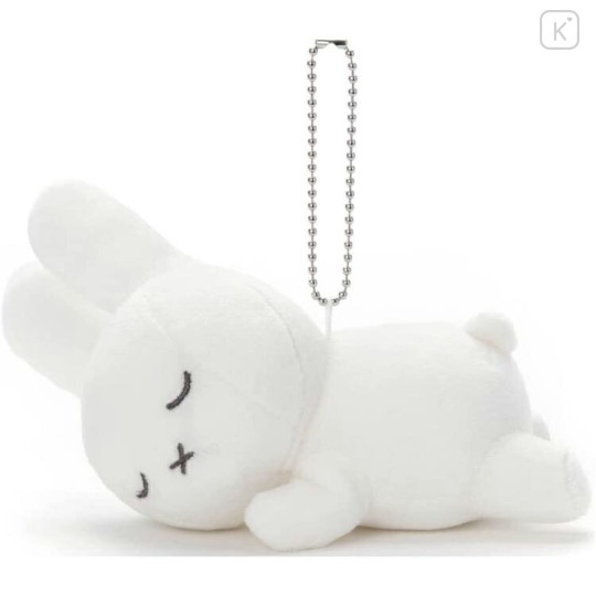 Japan Miffy Mascot Holder - Miffy : Sleeping Friend White - 1