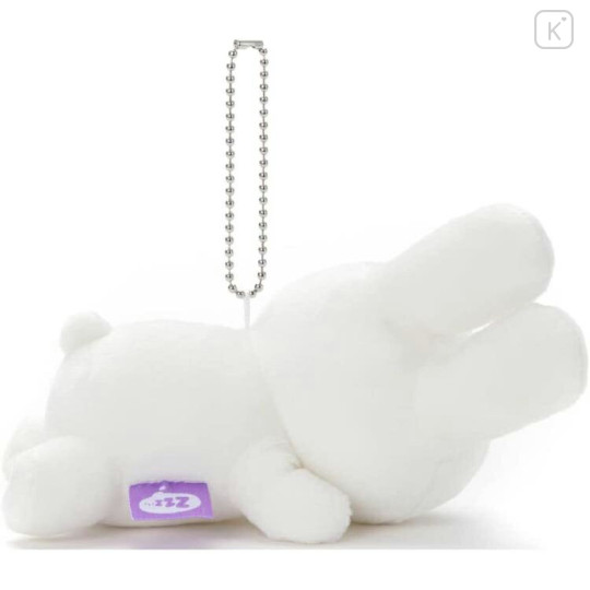 Japan Miffy Mascot Holder - Miffy : Sleeping Friend White - 2