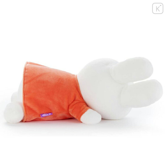 Japan Miffy Sleeping Friend Plush Toy (M) - Miffy : Orange Dress - 2