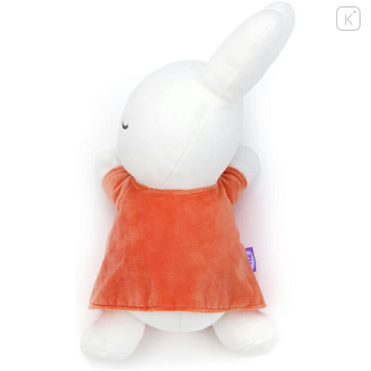 Japan Miffy Sleeping Friend Plush Toy (M) - Miffy : Orange Dress - 3