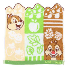 Japan Disney Jacquard Towel Handkerchief - Chip & Dale : Friend