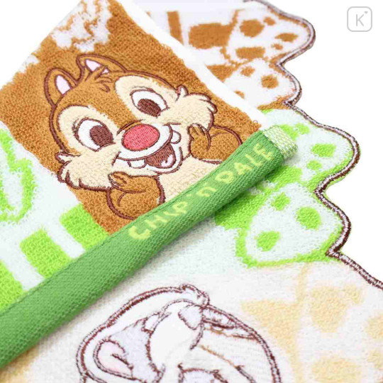 Japan Disney Jacquard Towel Handkerchief - Chip & Dale : Friend - 2