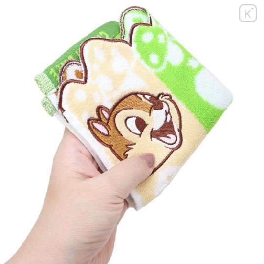 Japan Disney Jacquard Towel Handkerchief - Chip & Dale : Friend - 3