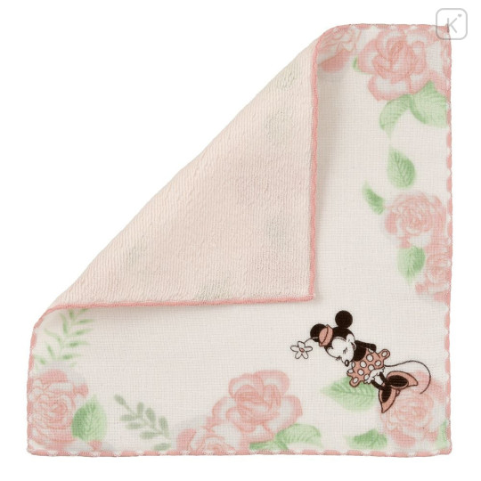 Japan Disney Store Gauze Towel - Minnie : Flower Watercolor - 2
