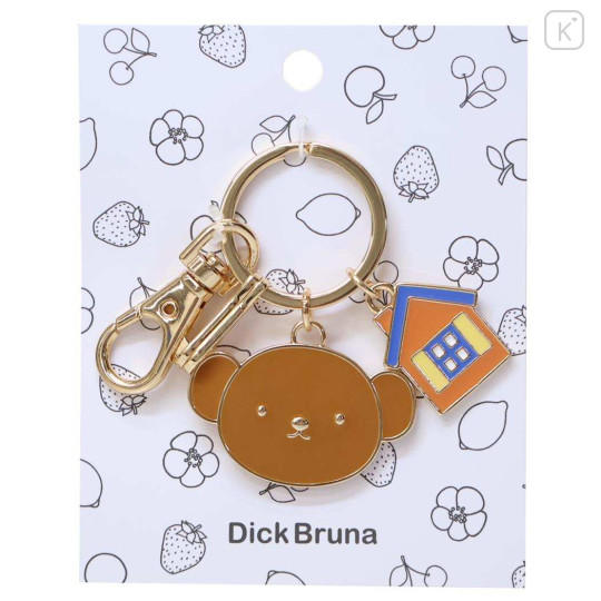 Japan Miffy Alloy Charm Keychain - Boris : Bruna Face & Motif House - 1