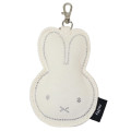 Japan Miffy Die-cut Keychain - Miffy : Bruna Rhine Stone Face - 1