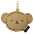 Japan Miffy Die-cut Keychain - Boris : Bruna Rhine Stone Face - 1