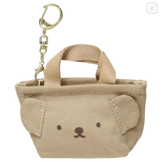 Japan Miffy Miniature Keychain Bag Charm - Boris : Bruna Mini Tote Face - 1
