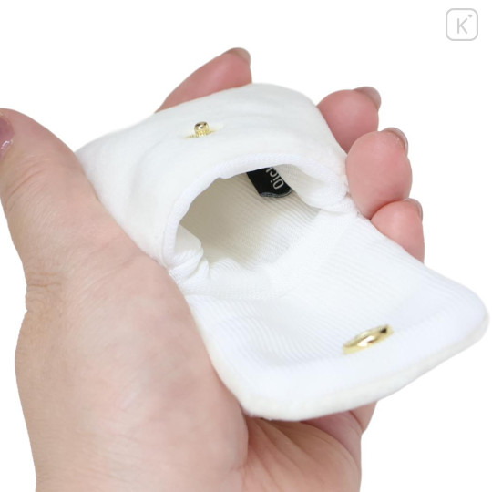 Japan Miffy Miniature Keychain Bag Charm - Miffy : Bruna Mini Rucksack Face White - 3