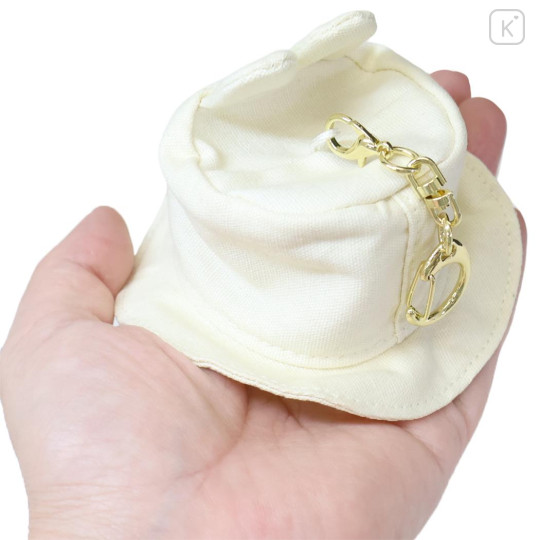 Japan Miffy Miniature Keychain Bag Charm - Miffy : Bruna Mini Hat Face - 2