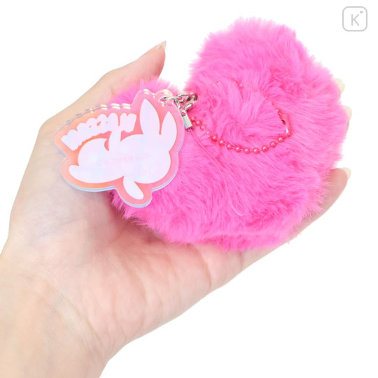 Japan The Powerpuff Girls Dangling Tail Mascot Bag Charm - Blossom Heart Pink - 2