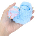 Japan The Powerpuff Girls Dangling Tail Mascot Bag Charm - Bubbles Heart Blue - 2