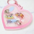 Japan The Powerpuff Girls Shaka Shaka Acrylic Keychain - Heart Pink - 3