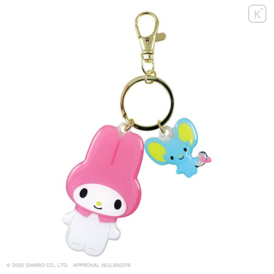 Japan Sanrio Acrylic Charm Keychain - My Melody : Friend - 1