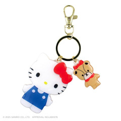 Japan Sanrio Acrylic Charm Keychain - Hello Kitty & Tiny Chum
