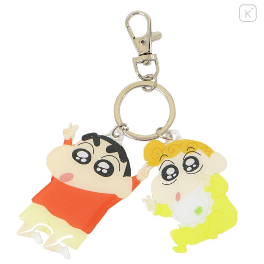 Japan Crayon Shin-chan Acrylic Charm Keychain - Shinnosuke Nohara : Sister - 1