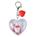 Japan Disney Store Shaka Shaka Keychain - Baymax : Heart Capsule Style - 1